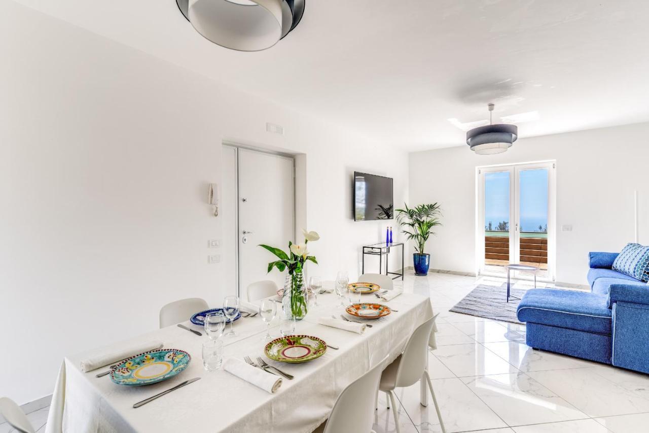 Villa Rusinella Minimalist Retreat With Sea Views Massa Lubrense Eksteriør billede