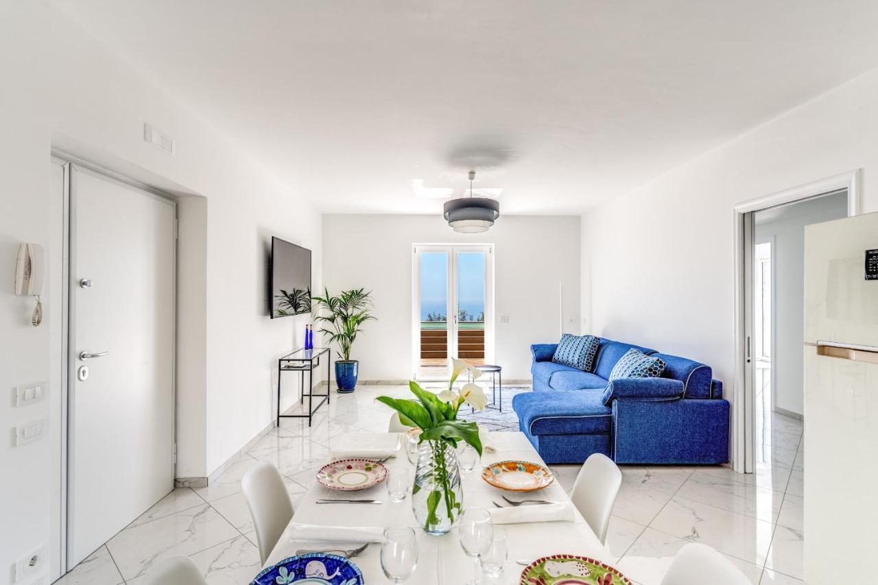 Villa Rusinella Minimalist Retreat With Sea Views Massa Lubrense Eksteriør billede
