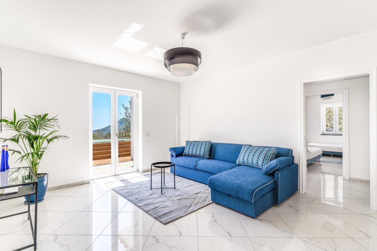 Villa Rusinella Minimalist Retreat With Sea Views Massa Lubrense Eksteriør billede