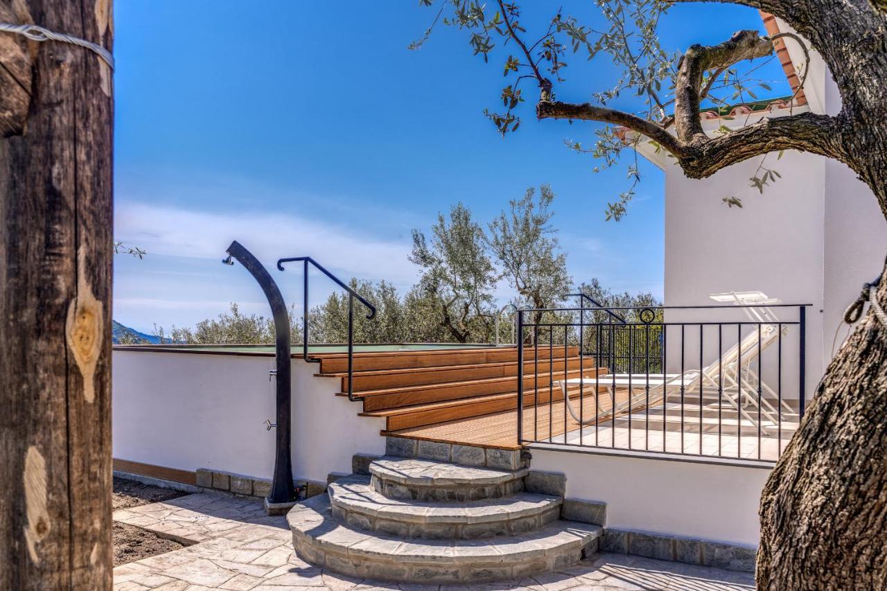 Villa Rusinella Minimalist Retreat With Sea Views Massa Lubrense Eksteriør billede