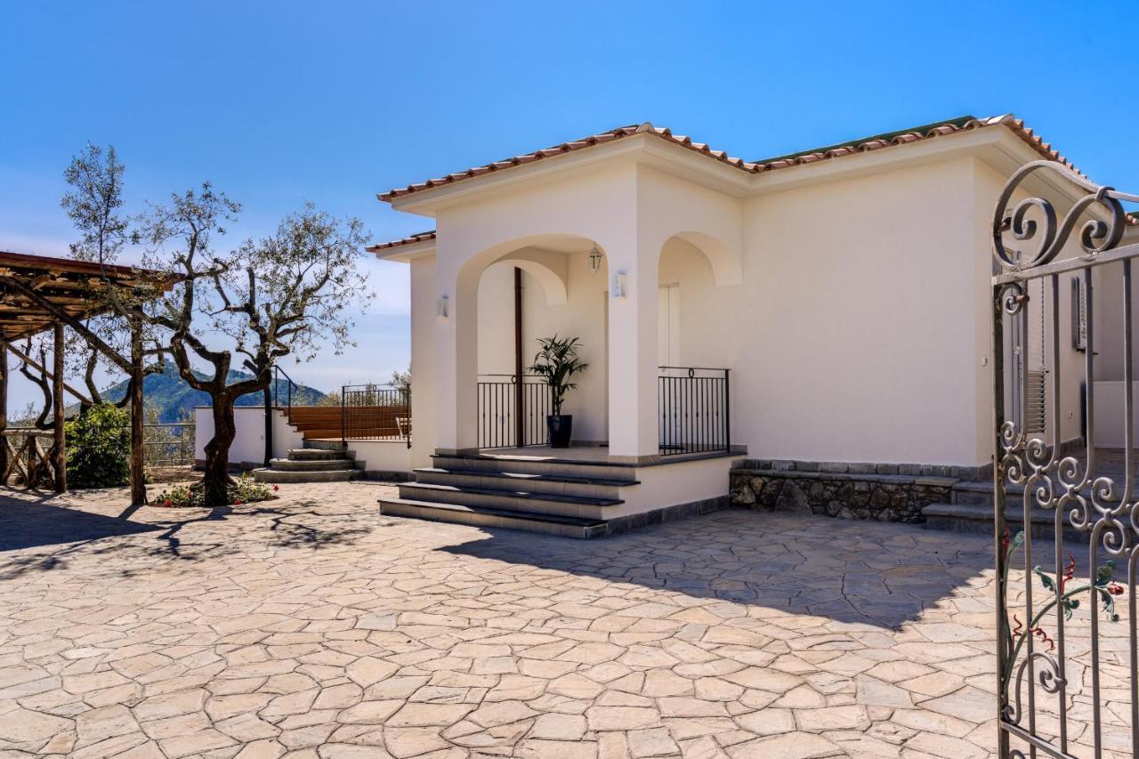 Villa Rusinella Minimalist Retreat With Sea Views Massa Lubrense Eksteriør billede