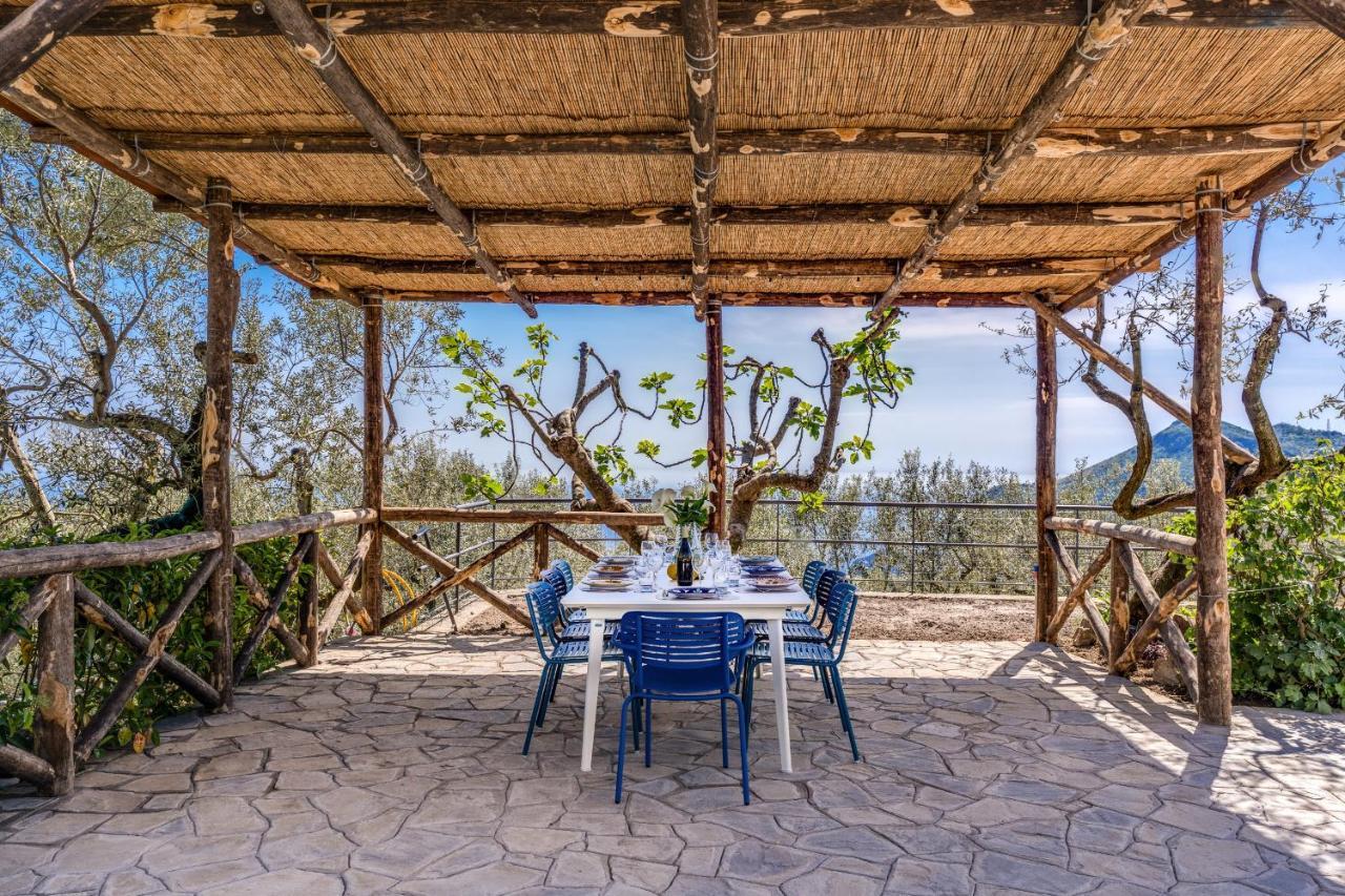 Villa Rusinella Minimalist Retreat With Sea Views Massa Lubrense Eksteriør billede